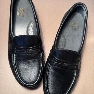 SAS Easier Dress Loafer Women’s 6.5 Black Leather